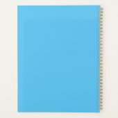 Je bent Turtley Geweldige Funny Turtle Puns Blue Planner (Achterkant)