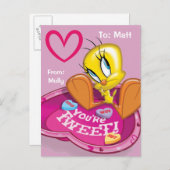 Je bent Tweet TWEETY™ Bowl Briefkaart (Voorkant / Achterkant)