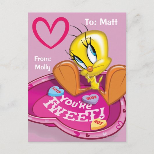 Je bent Tweet TWEETY™ Bowl Briefkaart (Voorkant)