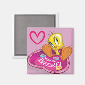 Je bent Tweet TWEETY™ Bowl Magneet (Voorkant / Achterkant)