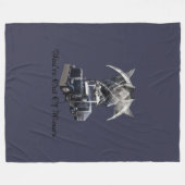 Je bent uit de vlooienbak van Trucker. Fleece Deken (Voorkant (Horizontaal))