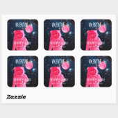 Je bent uit deze Valentijn. Vierkante Sticker (Vel)