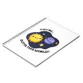 Je bent uit deze wereld grappige Astronomie pun Notitieboek (Linkerzijde)