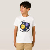 Je bent uit deze wereld grappige astronomie woords t-shirt (Voorkant volledig)