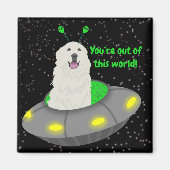  je bent uit deze wereld! magneet (Voorkant)