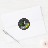  je bent uit deze wereld! ronde sticker (Envelop)