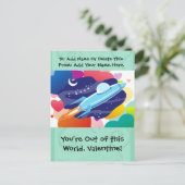 Je bent uit deze wereld Valentijn Feestdagenkaart (Staand voorkant)