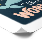 Je bent uit deze wereld. Valentijnse ruimteschop Poster (Hoek)