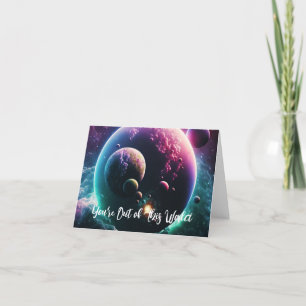 Je bent uit dit World Galaxy Space Universe Kaart