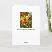 JE BENT UIT MiLK EN COOKiES 2 Feestdagen Kaart (Achterkant)