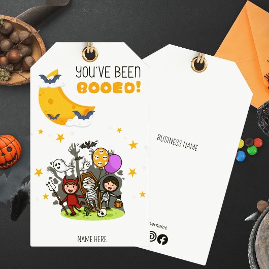 Je Bent Uitgejoeld Halloween Snoep Mand Label Cadeaulabel
