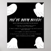 Je bent uitgejouwd Boo Neighbor Game Sign Poster (Voorkant)