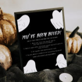 Je bent uitgejouwd Boo Neighbor Game Sign Poster