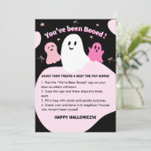 “Je bent uitgejouwd” Halloween Buur Spelkaart Kaart (Staand voorkant)