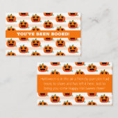 Je bent uitgejouwd Halloween Note Kaart Visitekaartje (Voorkant / Achterkant)