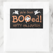 Je bent uitgejouwd Schattige Ghost Halloween Snoep Rechthoekige Sticker (Tas)