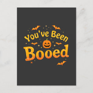 Je bent uitgejouwd Spooky Pumpkin Halloween Briefkaart