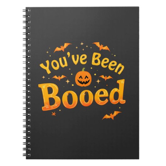 Je bent uitgejouwd Spooky Pumpkin Halloween Notitieboek (Voorkant)