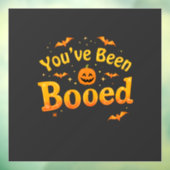 Je bent uitgejouwd Spooky Pumpkin Halloween Raamsticker (Vel 3)