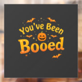 Je bent uitgejouwd Spooky Pumpkin Halloween Raamsticker (Vel 2)