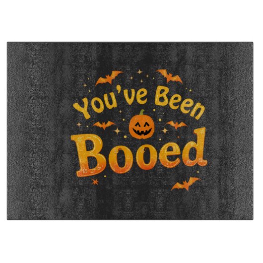 Je bent uitgejouwd Spooky Pumpkin Halloween Snijplank (Voorkant)