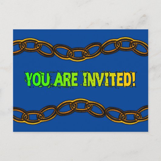 Je bent uitgenodigd aankondigingskaart (Voorkant)