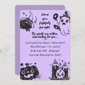 Je bent uitgenodigd… Als je durft! Schattige Kinde Kaart (Voorkant / Achterkant)