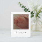 Je bent uitgenodigd...Baby shower 1 Kaart (Staand voorkant)