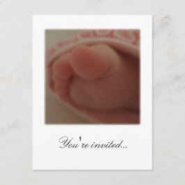 Je bent uitgenodigd...Baby shower 1 Kaart