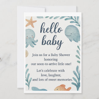"Je bent uitgenodigd! Baby shower Invitation Kaart