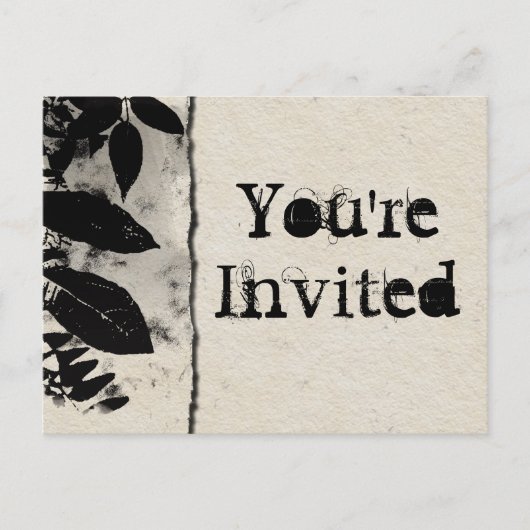  Je bent uitgenodigd Briefkaarten (Voorkant)