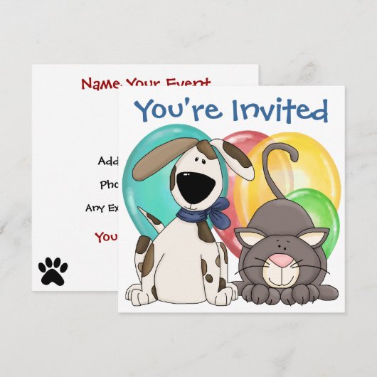 Je bent uitgenodigd! door SRF Kaart (Voorkant / Achterkant)