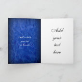 Je bent uitgenodigd! Dramatisch blauw stucwerk (Binnen)