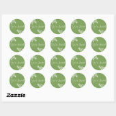 Je bent uitgenodigd Flourish Envelope Sticker Seal (Vel)
