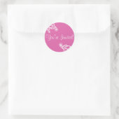 Je bent uitgenodigd Flourish Envelope Sticker Seal (Tas)