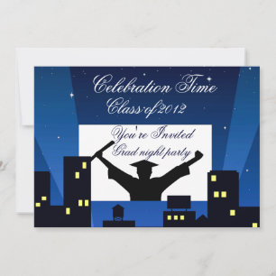 Je bent uitgenodigd, Graduation party_ Kaart