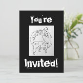 Je bent uitgenodigd Happy Halloween Sick Jack O'La Kaart (Staand voorkant)