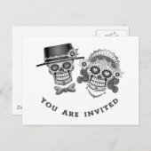 Je bent uitgenodigd - huwelijk, bruiloft, geloften uitnodiging briefkaart (Voorkant / Achterkant)