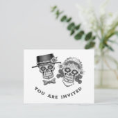 Je bent uitgenodigd - huwelijk, bruiloft, geloften uitnodiging briefkaart (Staand voorkant)