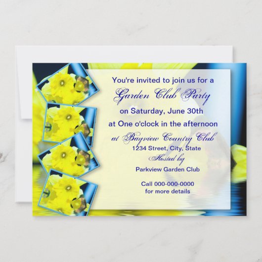 Je bent uitgenodigd - Je keuze voor evenement Kaart (Achterkant)