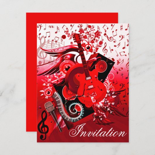 Je bent uitgenodigd_ kaart (Voorkant / Achterkant)