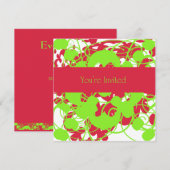 Je bent uitgenodigd kaart (Voorkant / Achterkant)