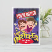 Je bent uitgenodigd! kaart (Staand voorkant)