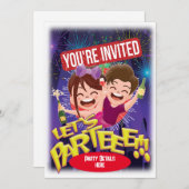 Je bent uitgenodigd! kaart (Voorkant / Achterkant)