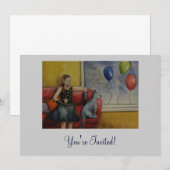 Je bent uitgenodigd. kaart (Voorkant / Achterkant)