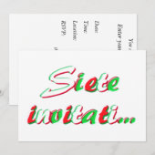 Je bent uitgenodigd kaart (Voorkant / Achterkant)