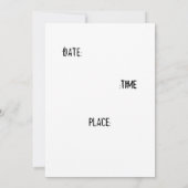 Je bent uitgenodigd... kaart (Achterkant)