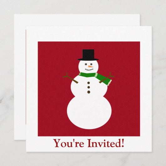 Je bent uitgenodigd. kaart (Voorkant / Achterkant)