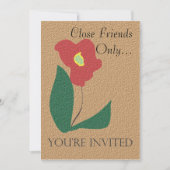 Je bent uitgenodigd kaart (Voorkant)