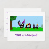 Je bent uitgenodigd. kaart (Voorkant / Achterkant)